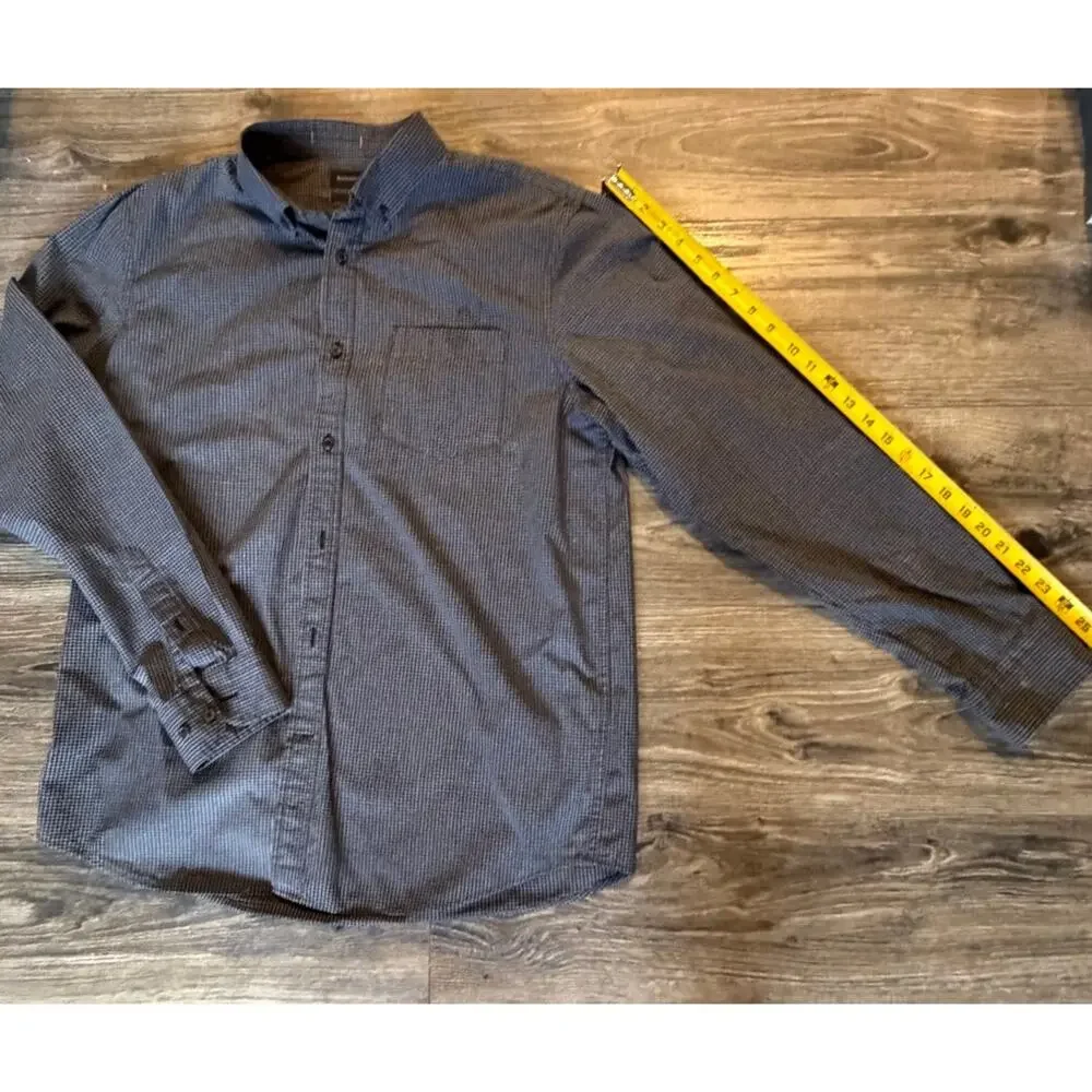 Banana Republic Custom 078 Mens Large Camden Fit Gray Black